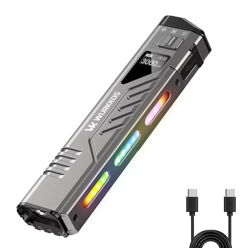 Wurkkos TD11 Smart OLED Tactical Flashlight