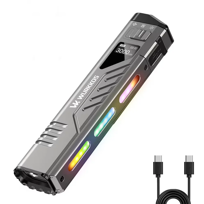 Wurkkos TD11 Smart OLED Tactical Flashlight