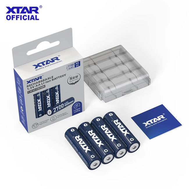 XTAR 1.5V AA 4300 CLR 2700mAh Rechargeable Li-ion Battery