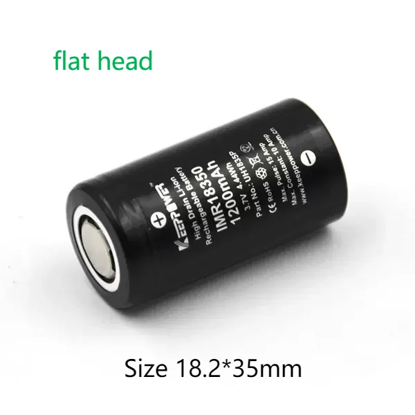 Keeppower UH1835P Li-ion Rechargeable 18350 Battery