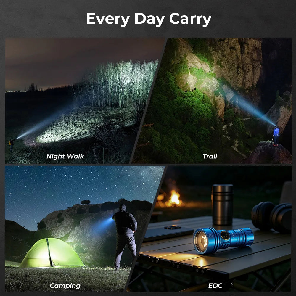Wurkkos TS11 V2 1600 Lumens 500m EDC Thrower Flashlight