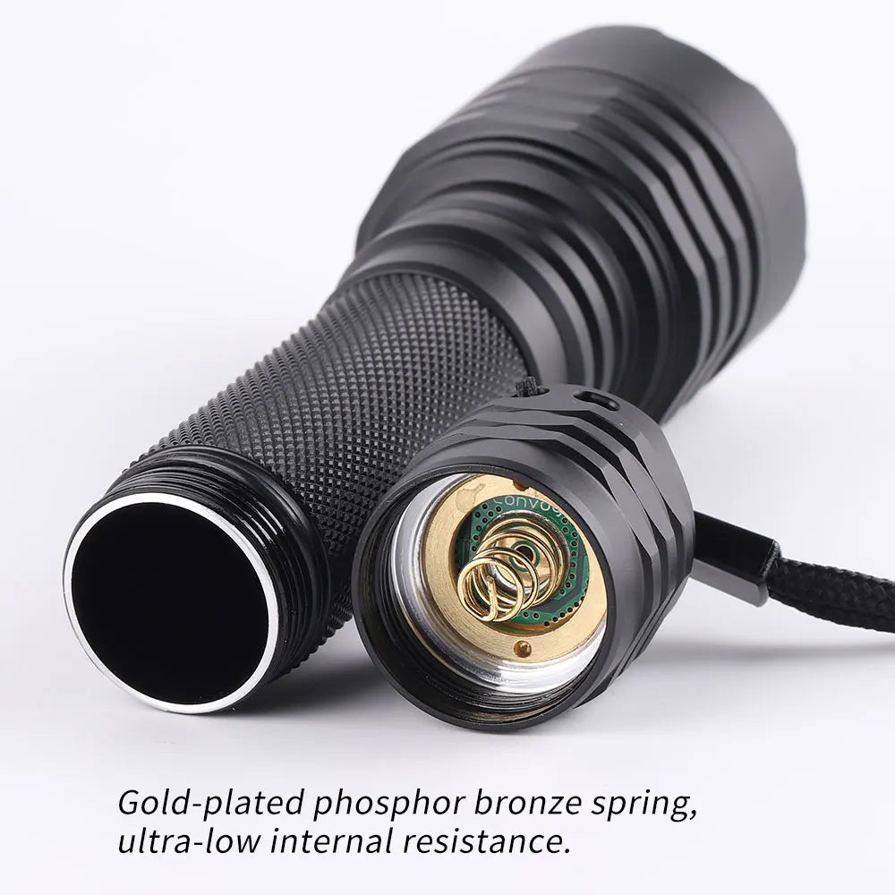 Convoy M21A SBT-10X-UV 21700 Flashlight with ZWB2 filter