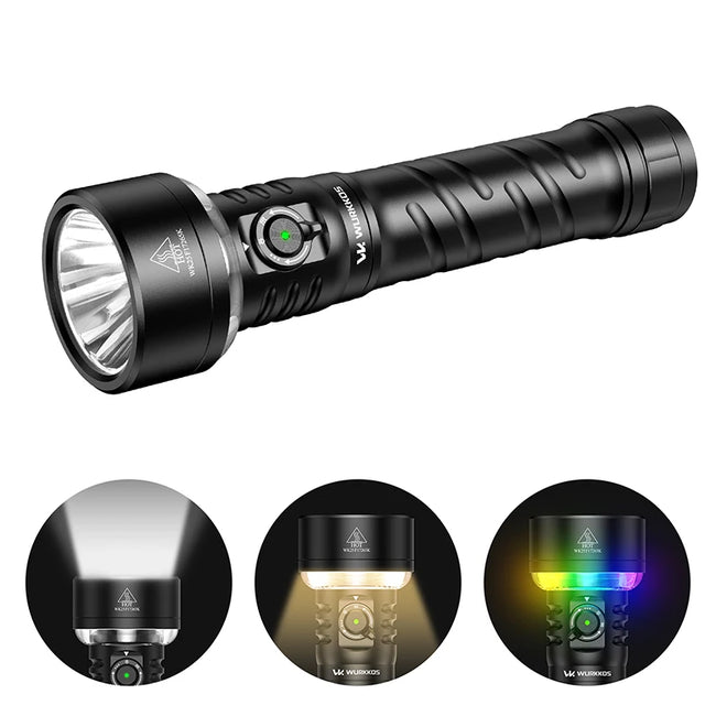 Wurkkos TS27 3200LM Multi-Function Rechargeable Flashlight