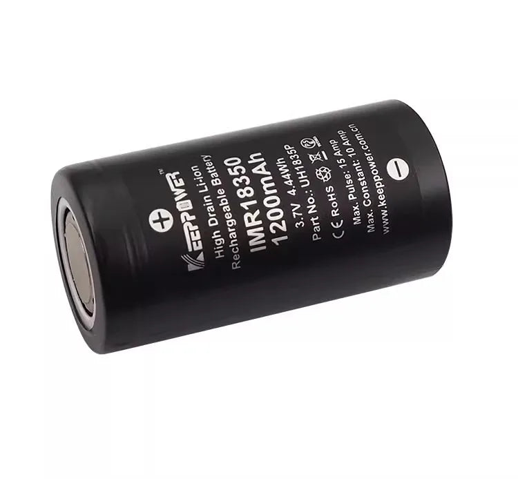 Keeppower UH1835P Li-ion Rechargeable 18350 Battery