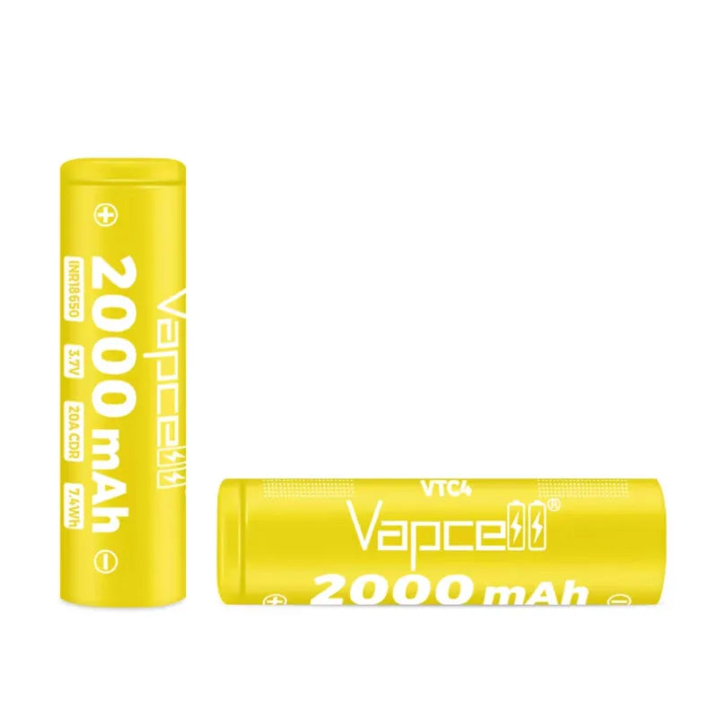 Vapcell VTC4 INR 2000mAh 20A 18650 Battery – flashlightgo