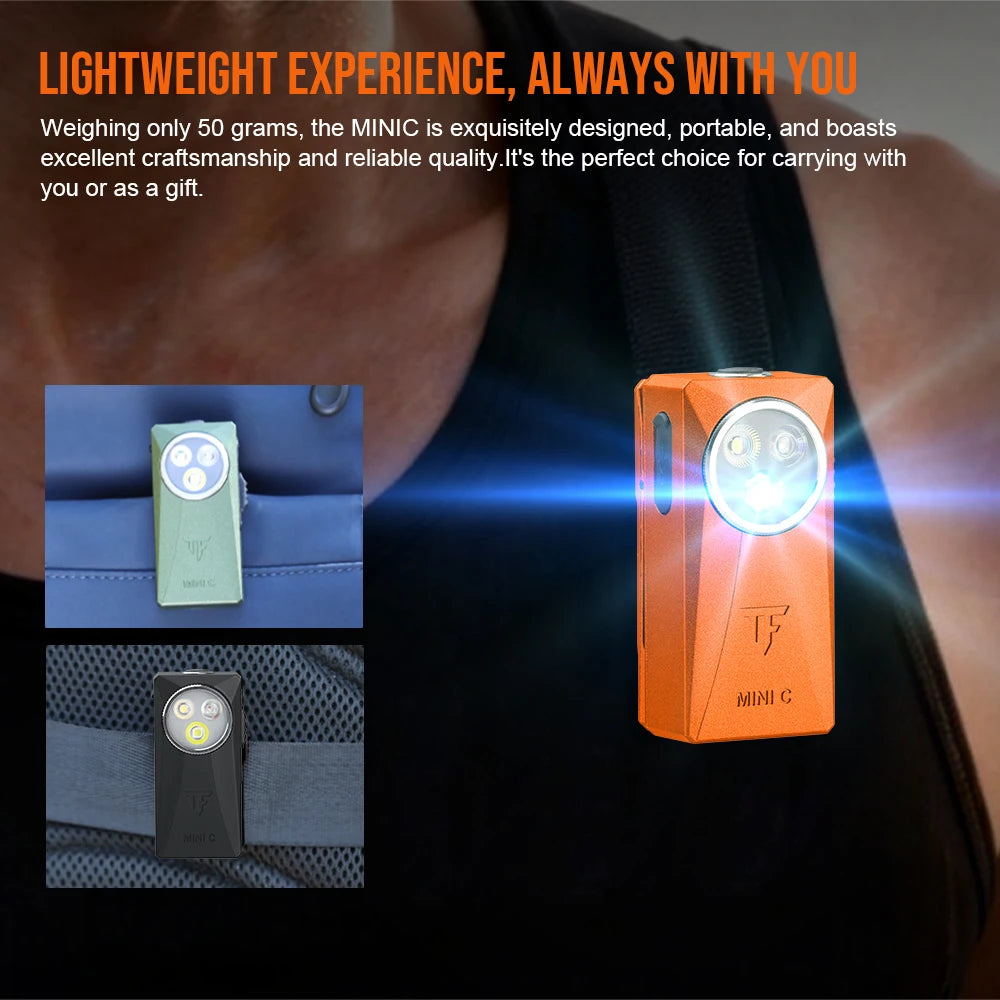 Trustfire MINIC 800LM Mini Clip Light