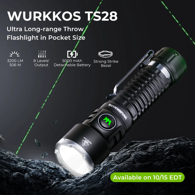 Wurkkos TS28 High-Performance Flashlight