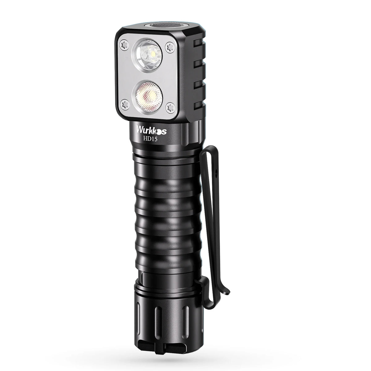 Wurkkos HD15 2000 Lumens Dual-Beam Right-Angle Flashlight