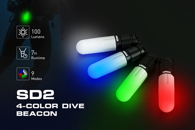 Xtar SD2 4-in-1 Color Diving Signal Light