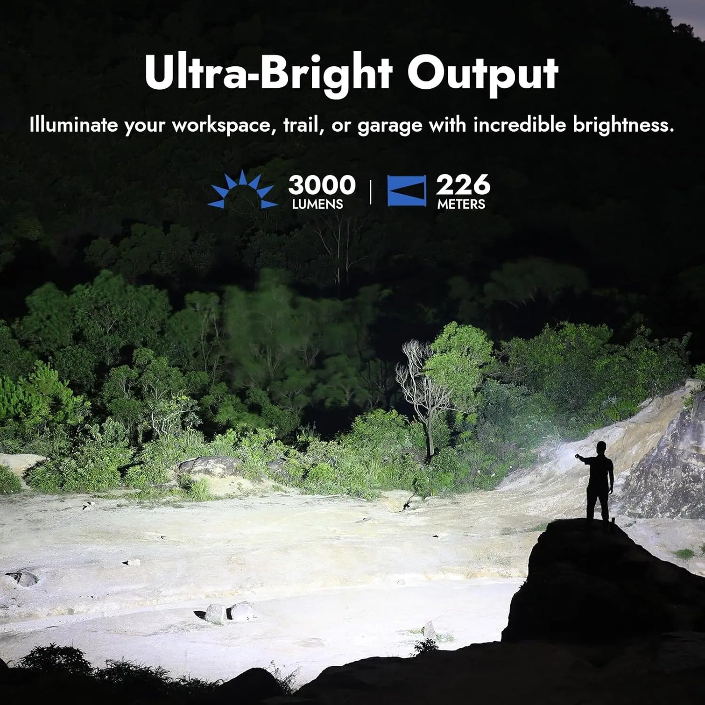 Wuben L3 Fast Charging Bright Flashlight