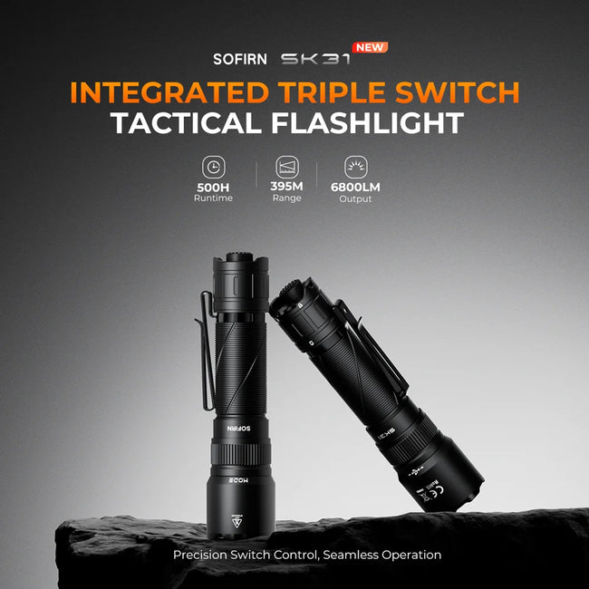Sofirn SK31 6800LM Type-C Tactical Flashlight