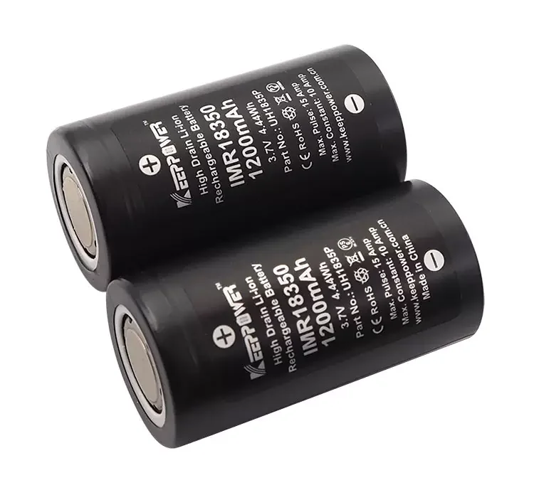 Keeppower UH1835P Li-ion Rechargeable 18350 Battery