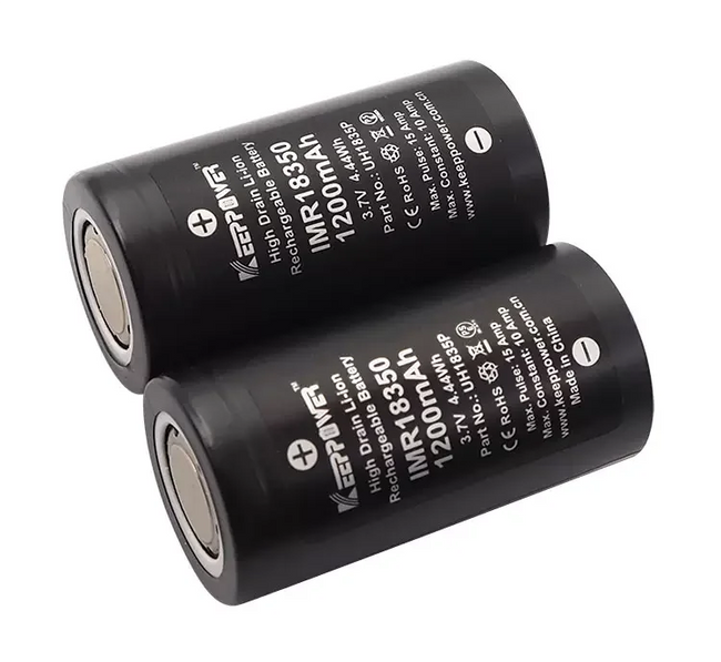 Keeppower UH1835P Li-ion Rechargeable 18350 Battery