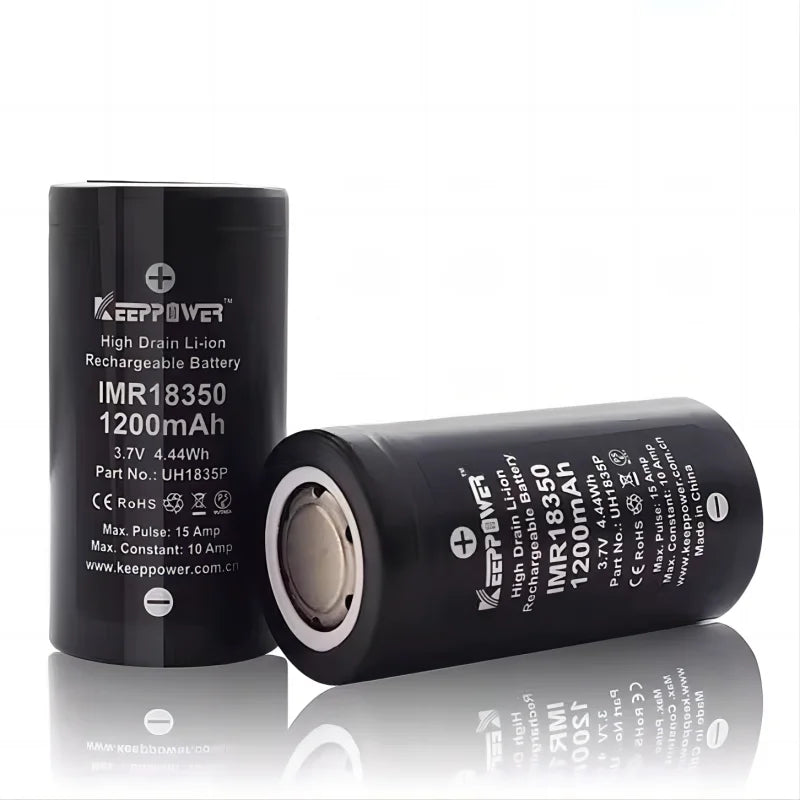 Keeppower UH1835P Li-ion Rechargeable 18350 Battery