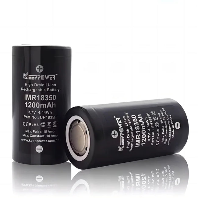 Keeppower UH1835P Li-ion Rechargeable 18350 Battery
