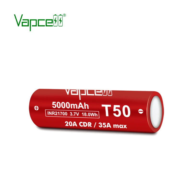 Vapcell 21700 T50 5000mah 20A/35A
