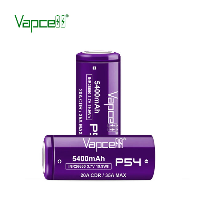 Vapcell 26650 P54 5400mah 20A/35A