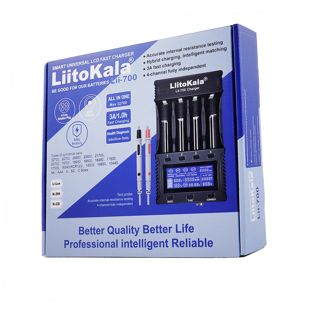 Liitokala Lii-700 4-Channel Battery Charger