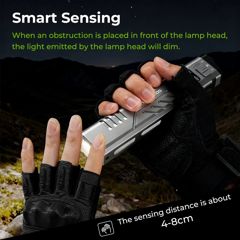 Wurkkos TD11 Smart OLED Tactical Flashlight