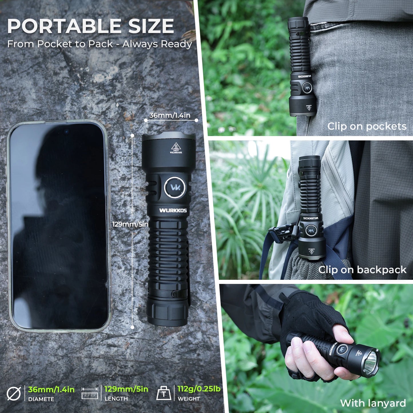 Wurkkos TS28 High-Performance Flashlight