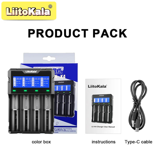 LiitoKala Lii-K4 Smart Charger