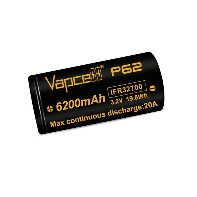 Vapcell 3.2V P62 32700 6200mah 20A