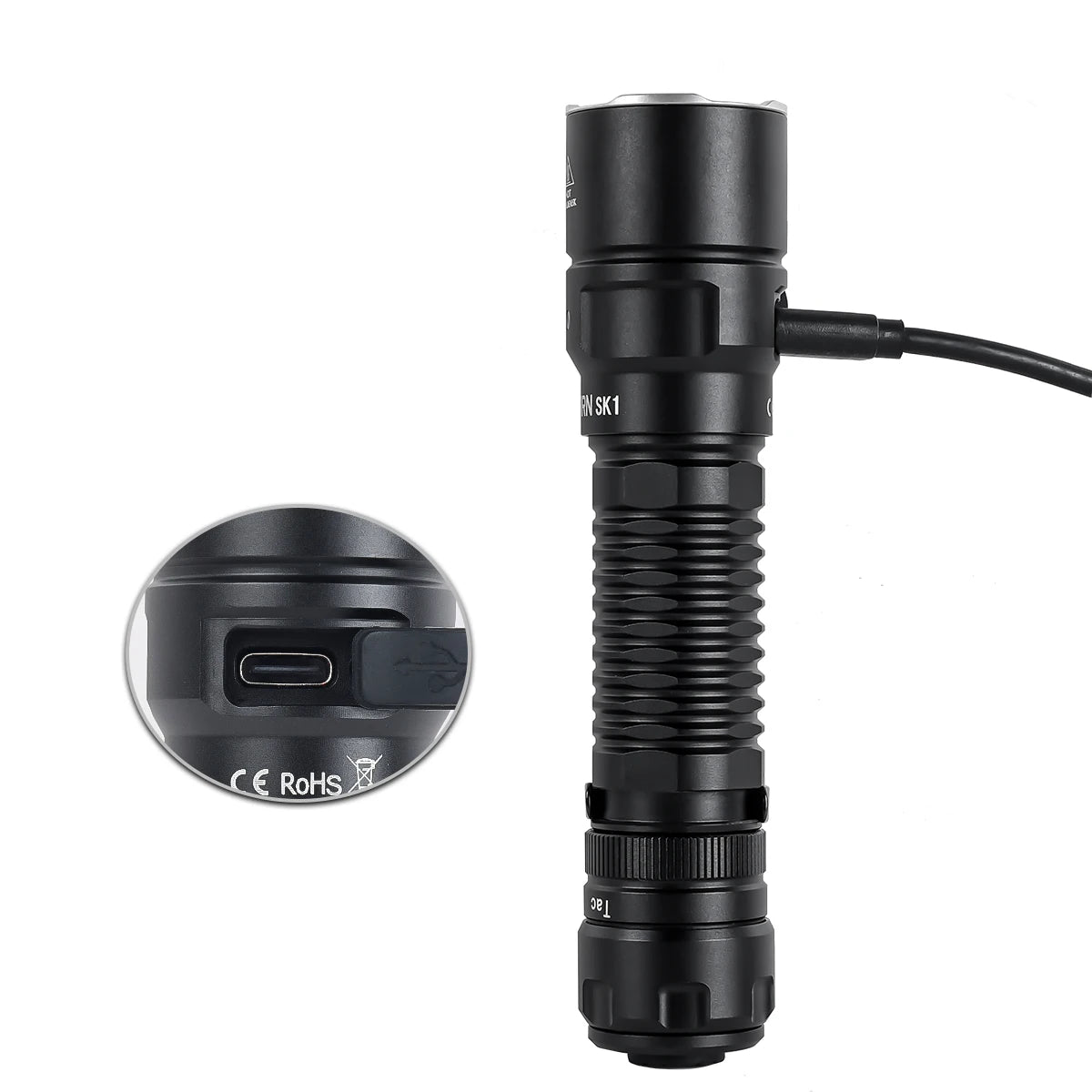 Sofirn SK1 1300lm Tactical Flashlight With Dual Switch