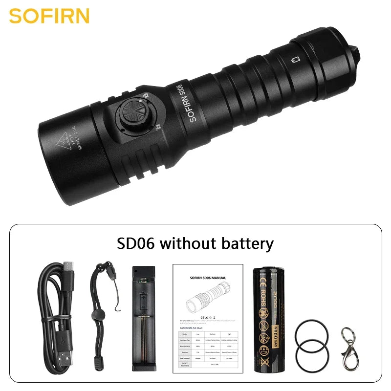 Sofirn SD06 3200lm Diving Flashlight