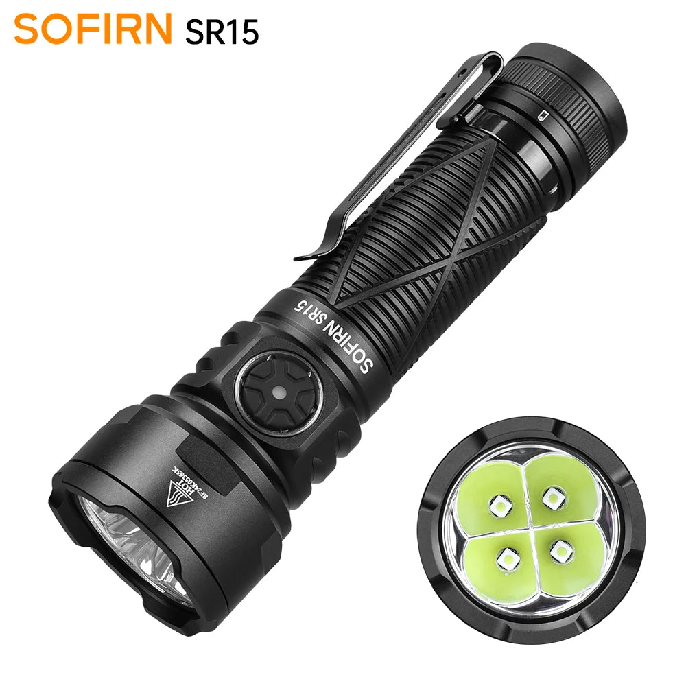 Sofirn SR15 4500lm Powerful Flashlight