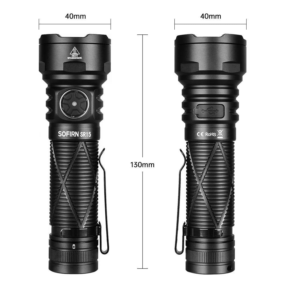 Sofirn SR15 4500lm Powerful Flashlight