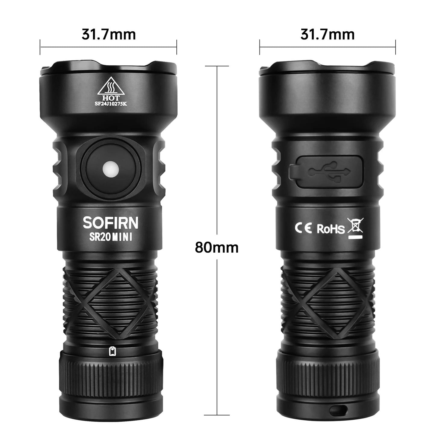 Sofirn SR20 MINI 1200lm EDC Flashlight