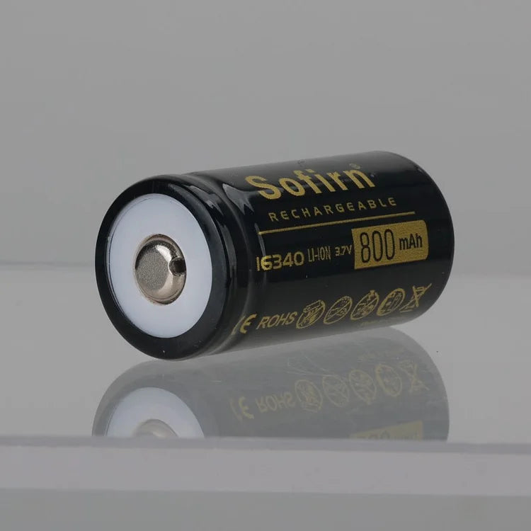 Sofirn 16340 Button top 800mAh Battery