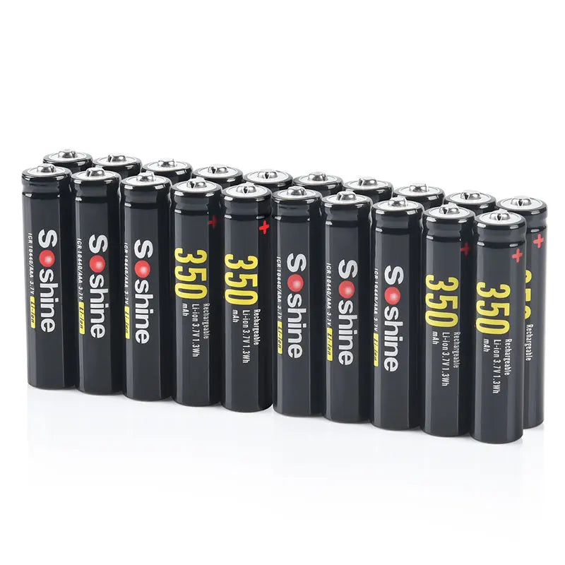 Soshine 3.7V 350mAh 10440 Lithium Battery