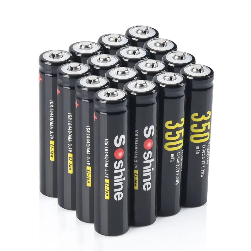 Soshine 3.7V 350mAh 10440 Lithium Battery