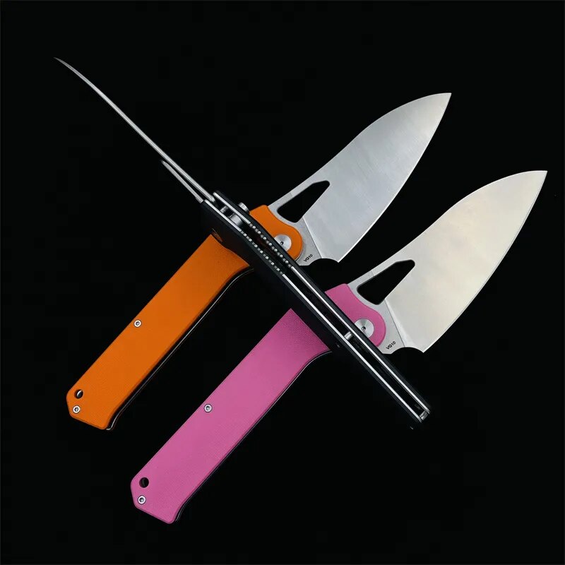 TACRAY VG10 Blade G10 Handle Folding Kitchen Chef Knife