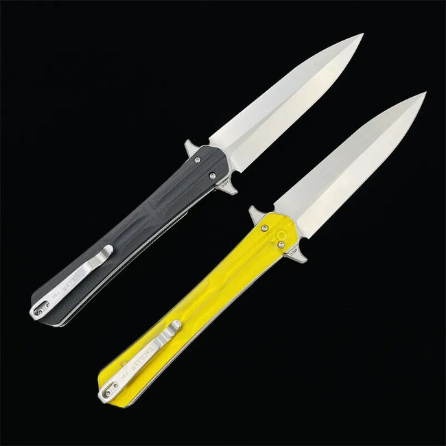 TACRAY T01 G10 CF handle tactical Folding knife