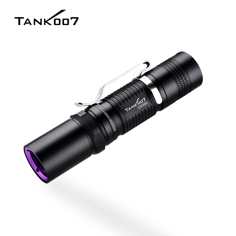 Tank007 UV320 uv anti-counterfeiting blacklight torch 365nm Black light flashlights LED ultraviolet flash light 365 nm uv flashlight
