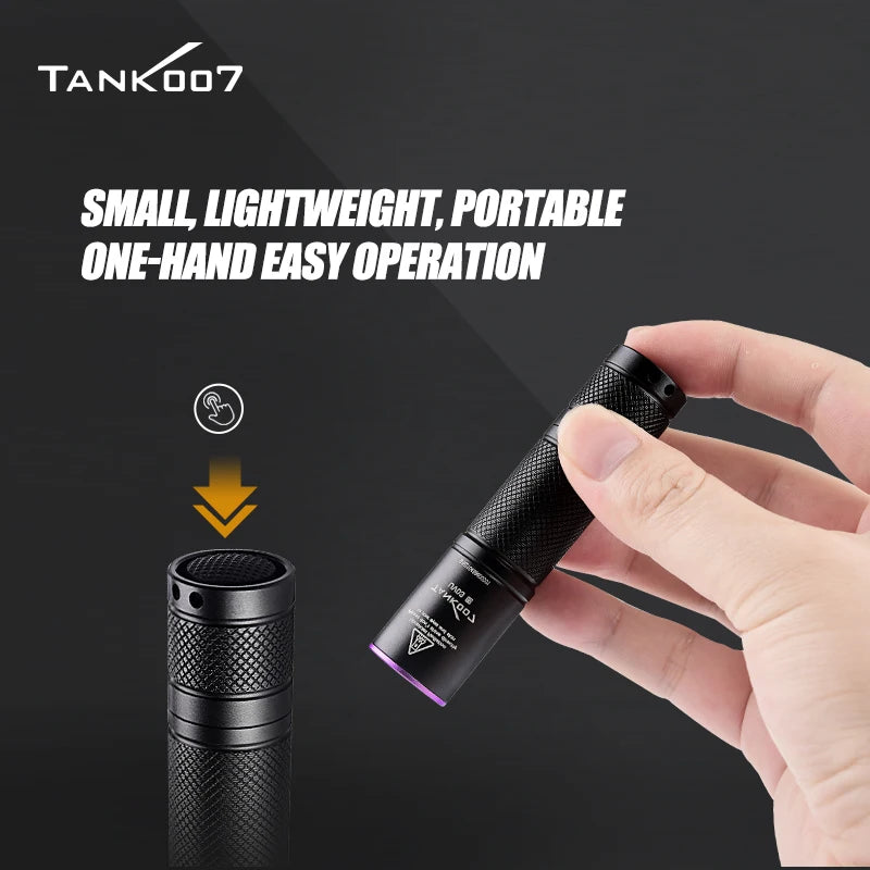 TANK007 UV03 365nm EDC Portable Flashlight