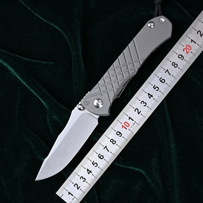 TIGEND New Umnumzaan S35vn TC4 Titanium Handle Folding Knife