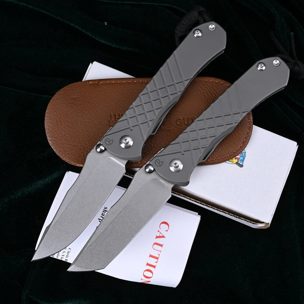 TIGEND New Umnumzaan S35vn TC4 Titanium Handle Folding Knife
