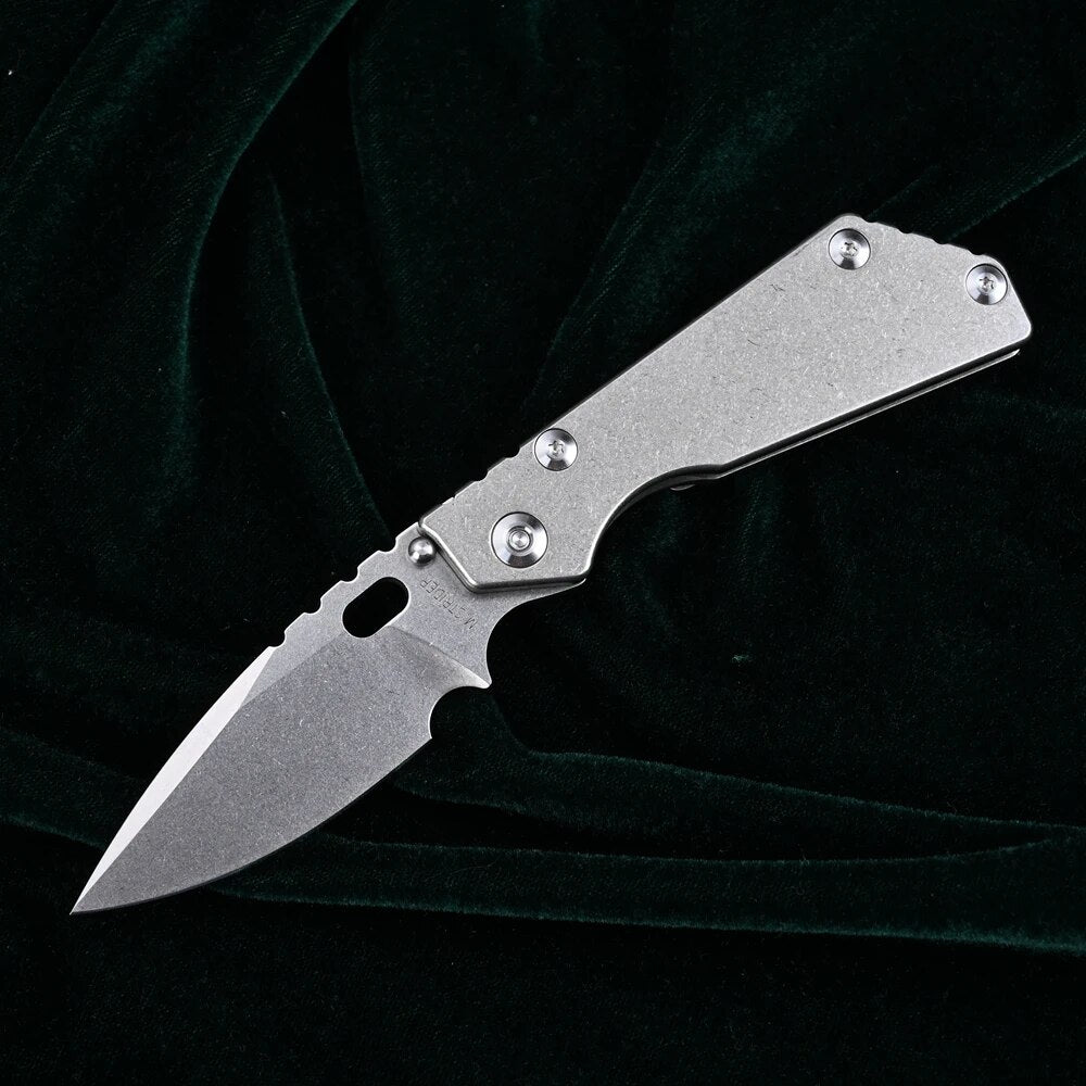 TIGEND PT 154CM Blade TC4 Titanium Handle Folding Knife