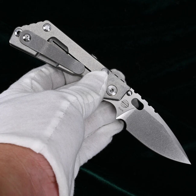 TIGEND PT 154CM Blade TC4 Titanium Handle Folding Knife