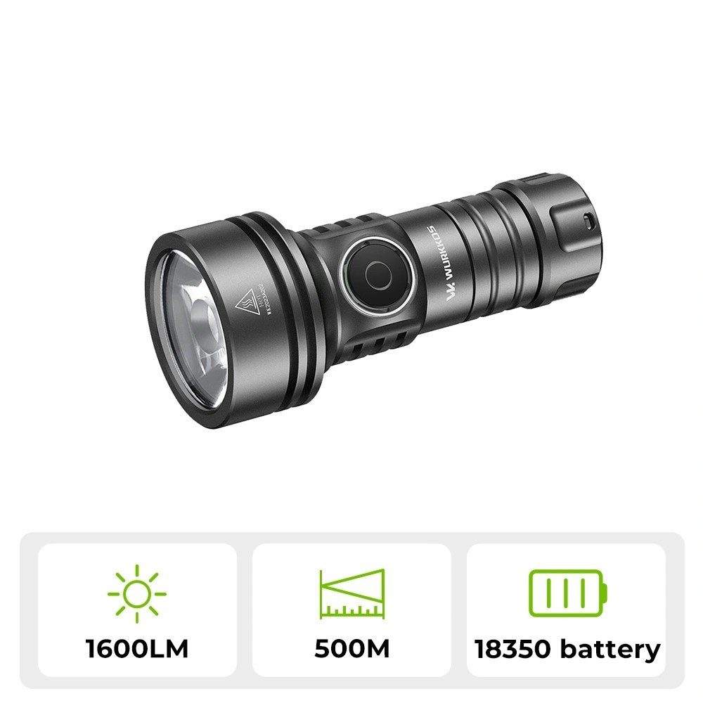 Wurkkos TS11 V2 1600 Lumens 500m EDC Thrower Flashlight