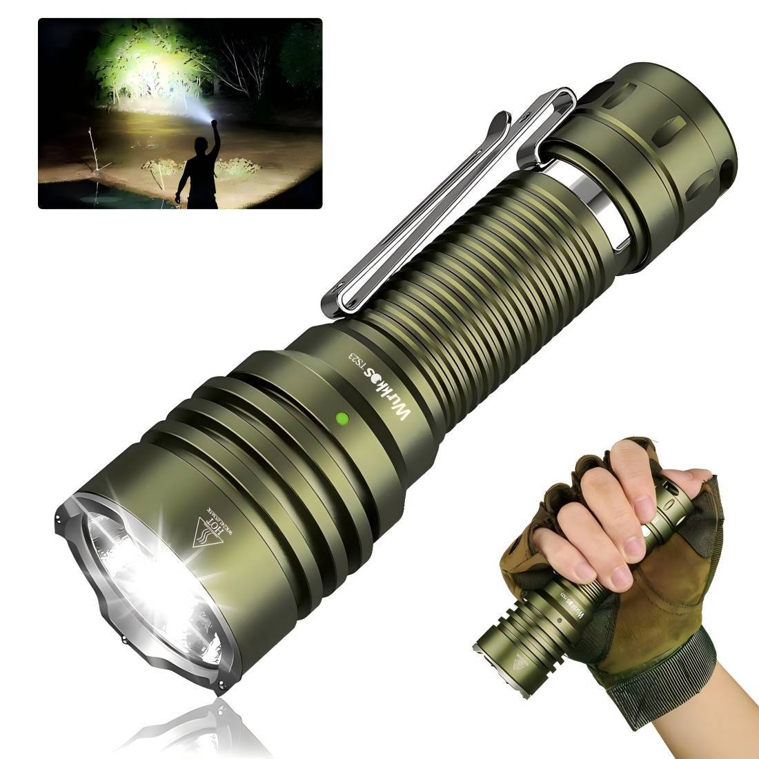 Wurkkos TS23 5000 Lumens Tactical Flashlight