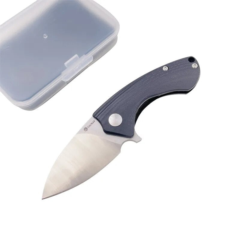 Tacray CM01 12c27 steel G10 Handle Folding knife