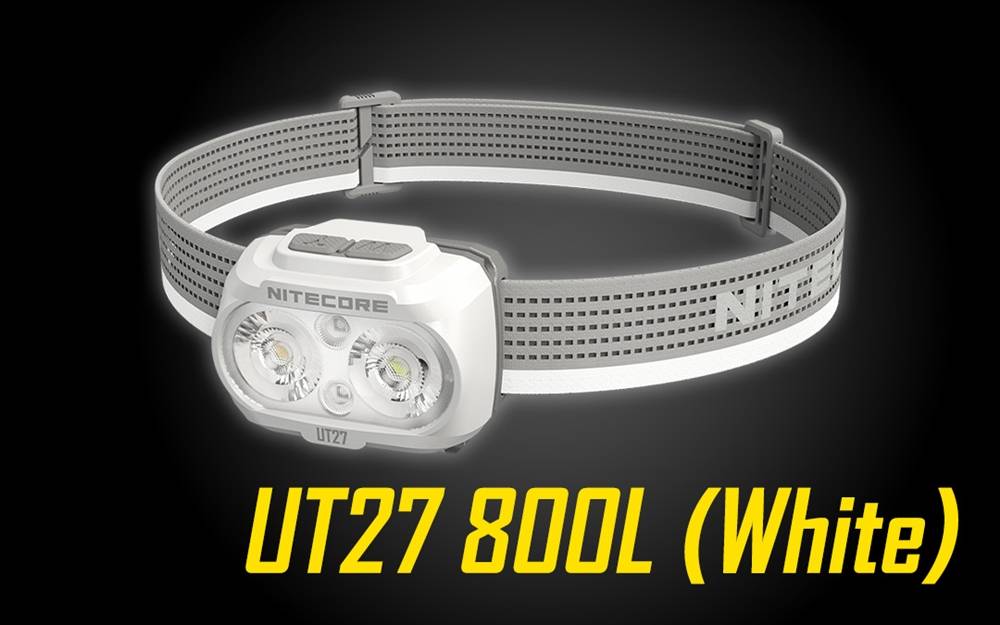 Update Nitecore UT27 800 Lumens Ultra Lightweight Dual Beam Elite Headlamp
