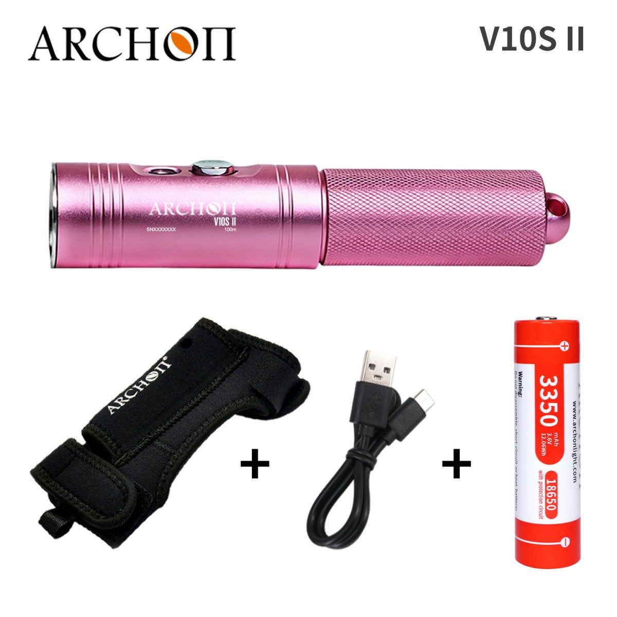 ARCHON V10S II 1200 Lumen Dive Light
