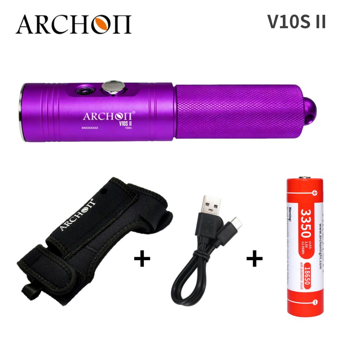 ARCHON V10S II 1200 Lumen Dive Light