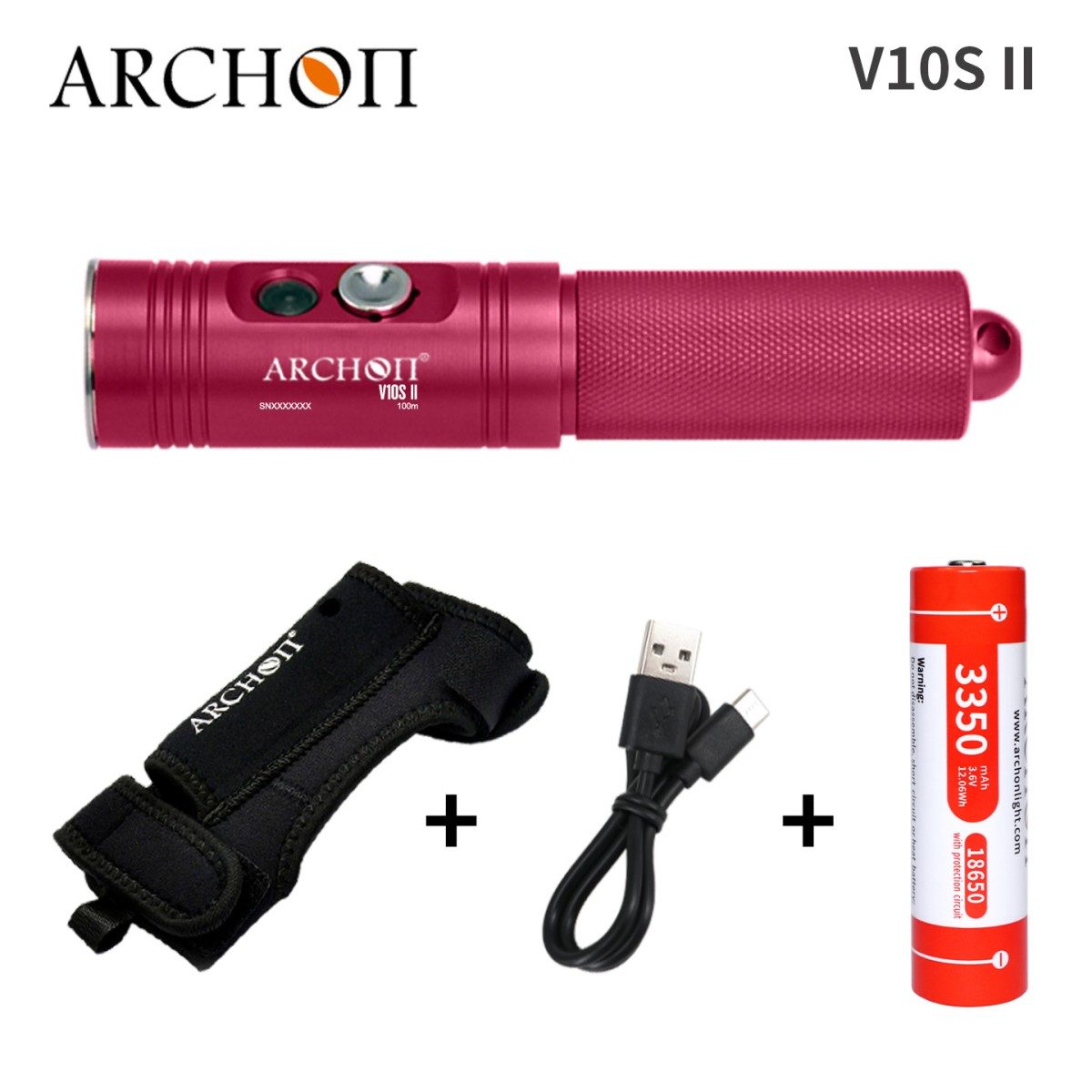 ARCHON V10S II 1200 Lumen Dive Light