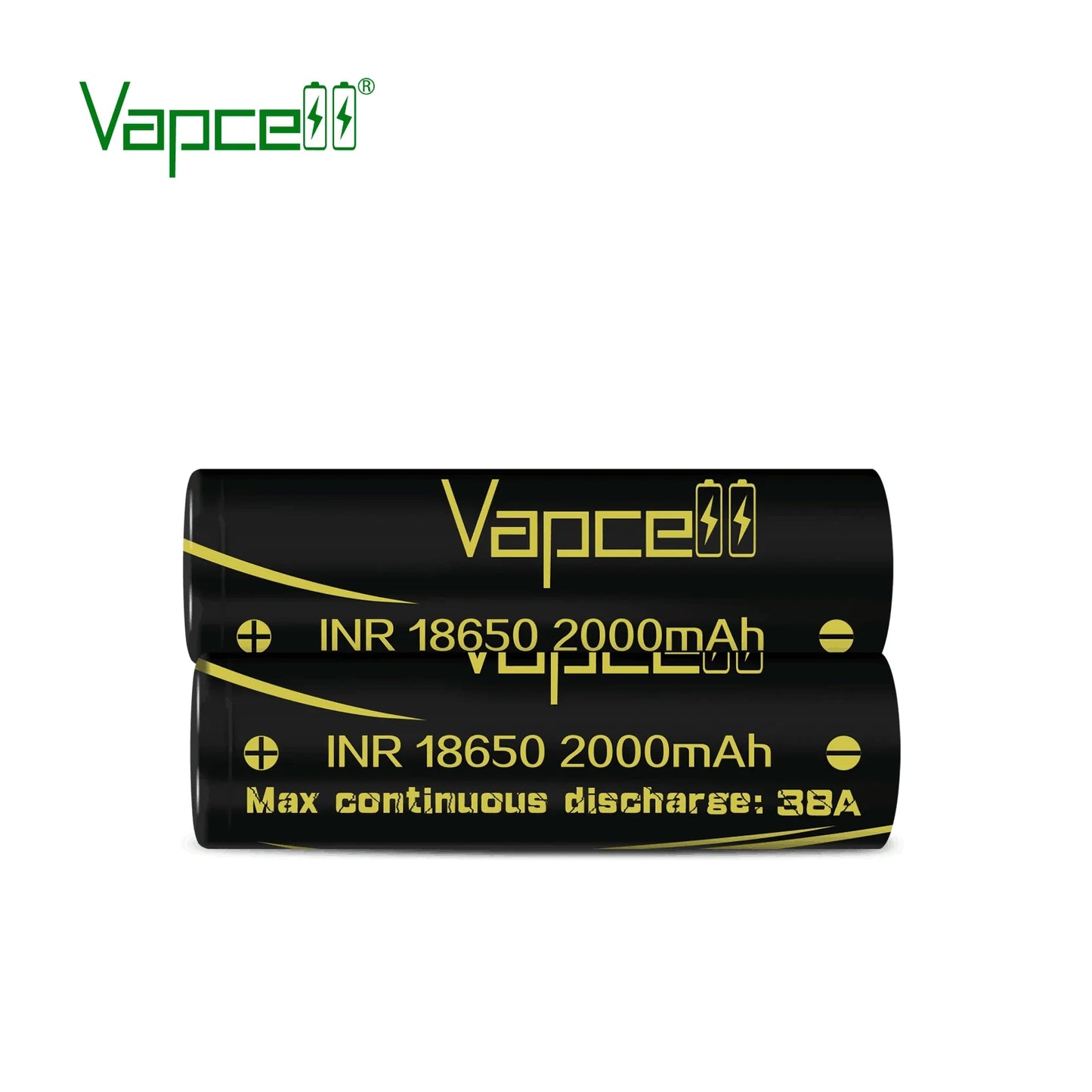 Vapcell 38A  2000mAh 18650 battery